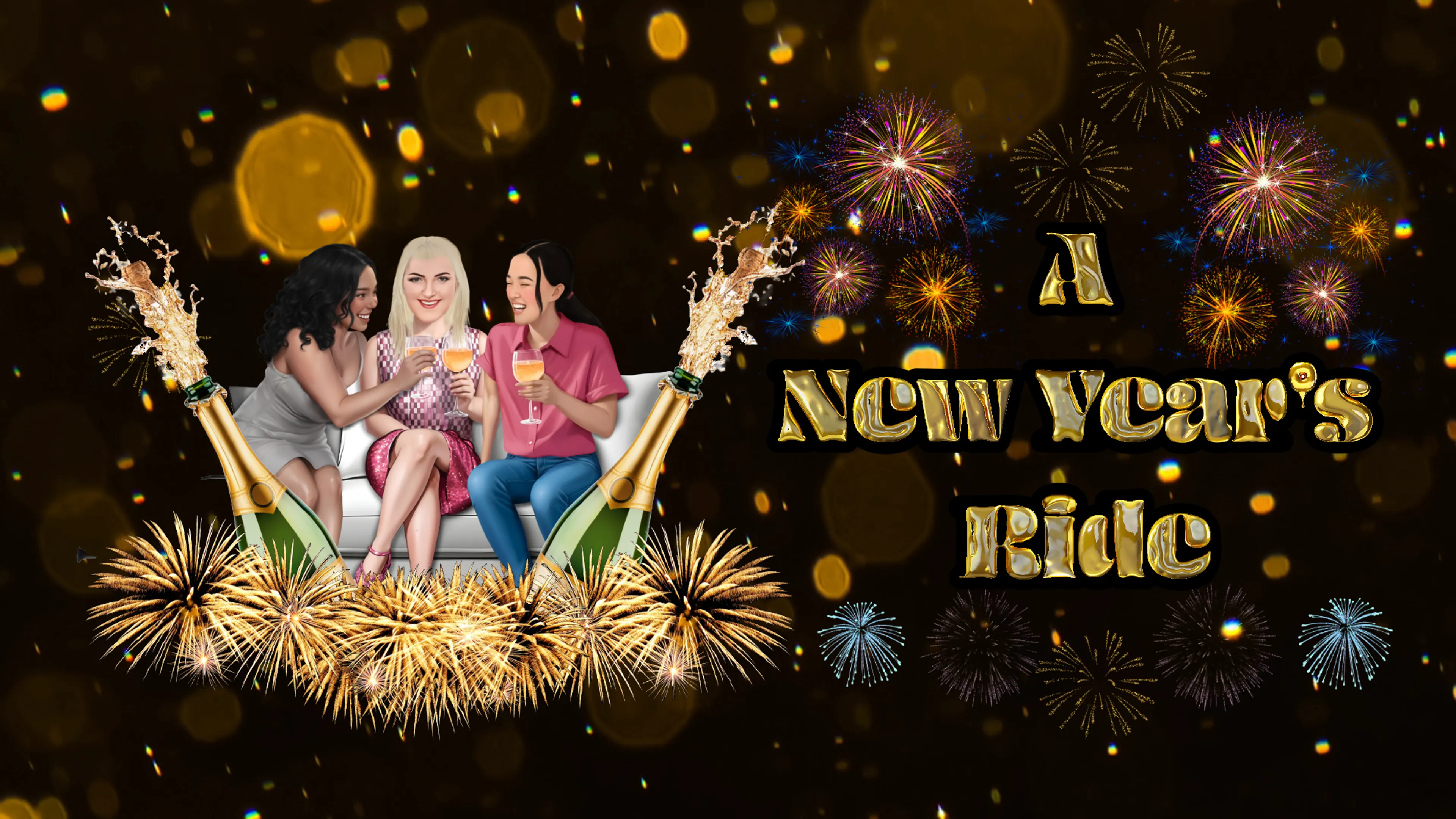 A New Year's Ride poster